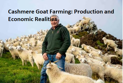 Cashmere Goat Farming: Production and Economic Realities Cashmere Goat Farming: Production and Economic Realities