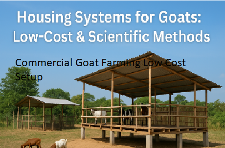 Commercial Goat Farming Low Cost Setup