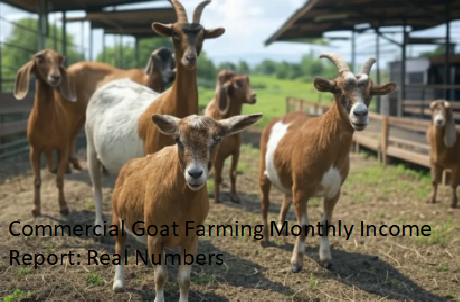 Commercial Goat Farming Monthly Income Report: Real Numbers