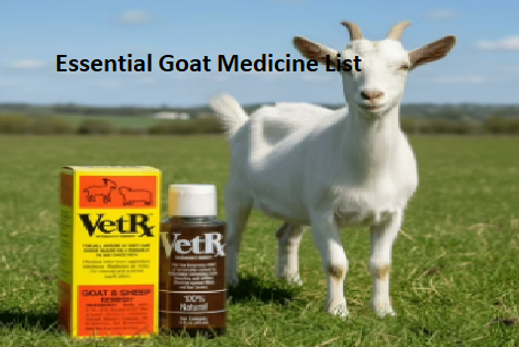 Essential Goat Medicine List Essential Goat Medicine List