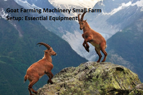 Goat Farming Machinery Small Farm Setup: Essential Equipment
