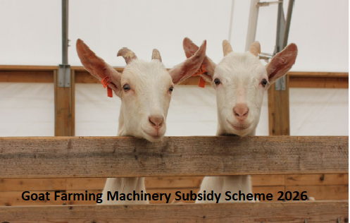 Goat Farming Machinery Subsidy Scheme 2026