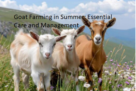 Goat Farming in Summer: Essential Care and Management Goat Farming in Summer: Essential Care and Management
