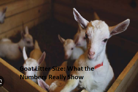 Goat Litter Size: What the Numbers Really Show Goat Litter Size: What the Numbers Really Show