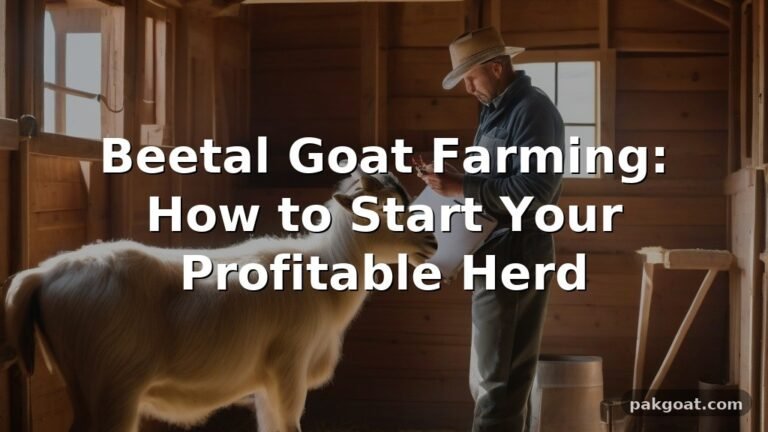 Beetal Goat Farming: How to Start Your Profitable Herd