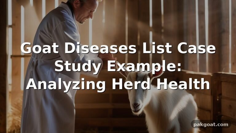Goat Diseases List Case Study Example: Analyzing Herd Health