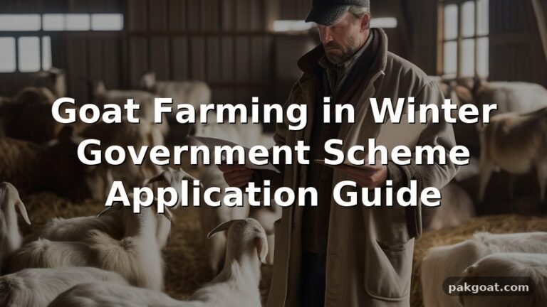 Goat Farming in Winter Government Scheme Application Guide