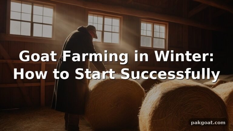 Goat Farming in Winter: How to Start Successfully