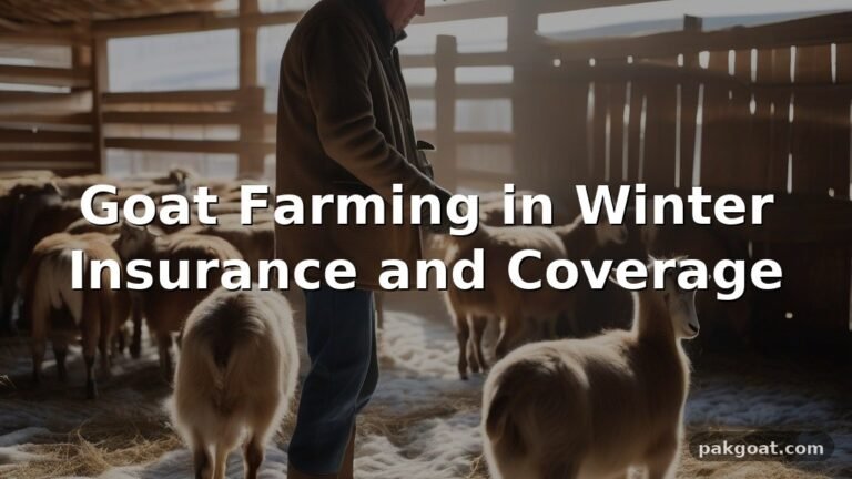 Goat Farming in Winter Insurance and Coverage