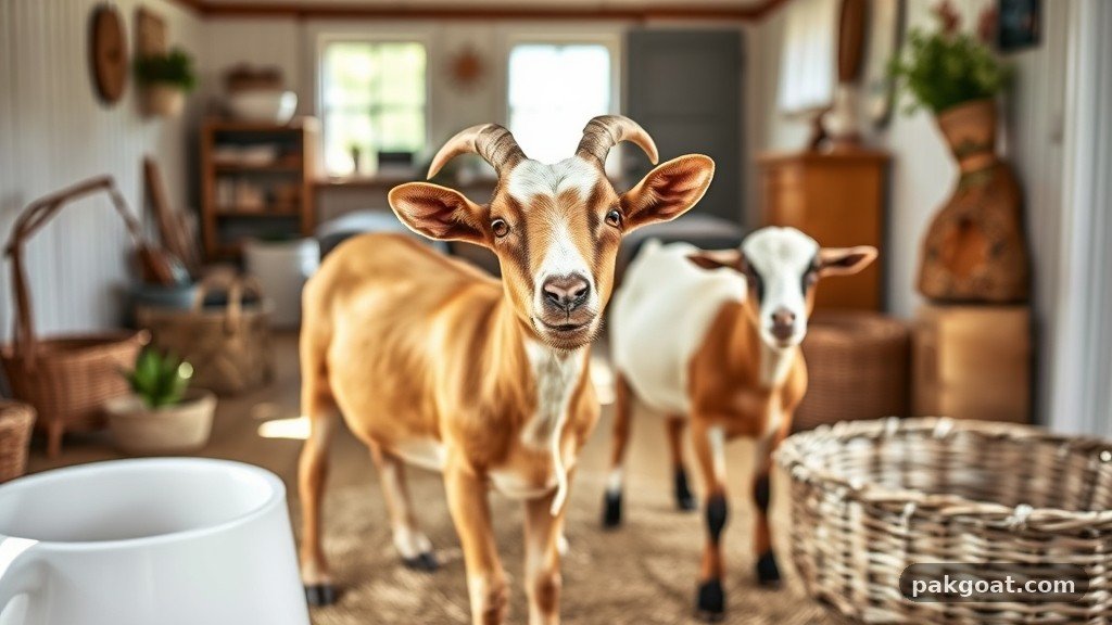 How much space do you need for home goat farming?