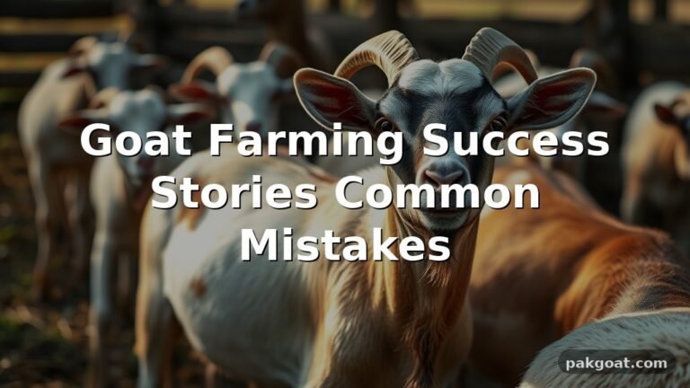 Goat Farming Success Stories Common Mistakes