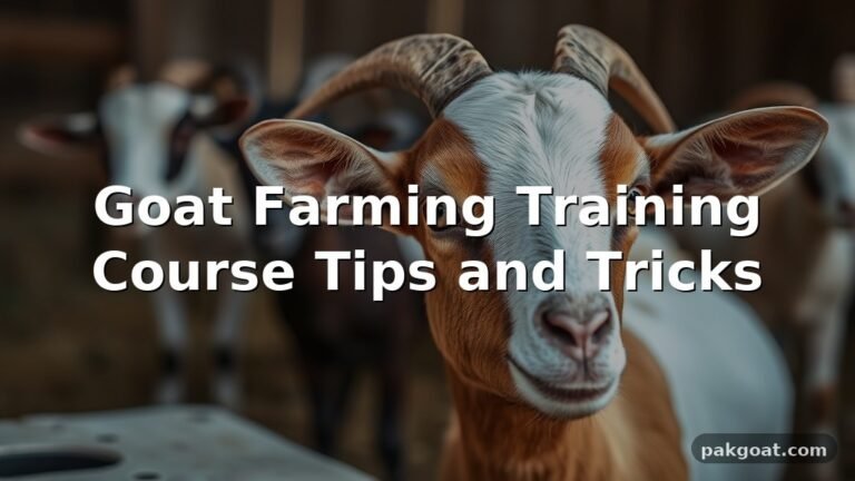 Goat Farming Training Course Tips and Tricks